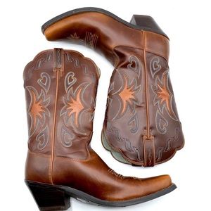 Ariat Heritage Leather Snip Toe Boots Gorgeous!